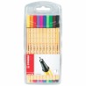 Estuche 10 Stabilo point 88