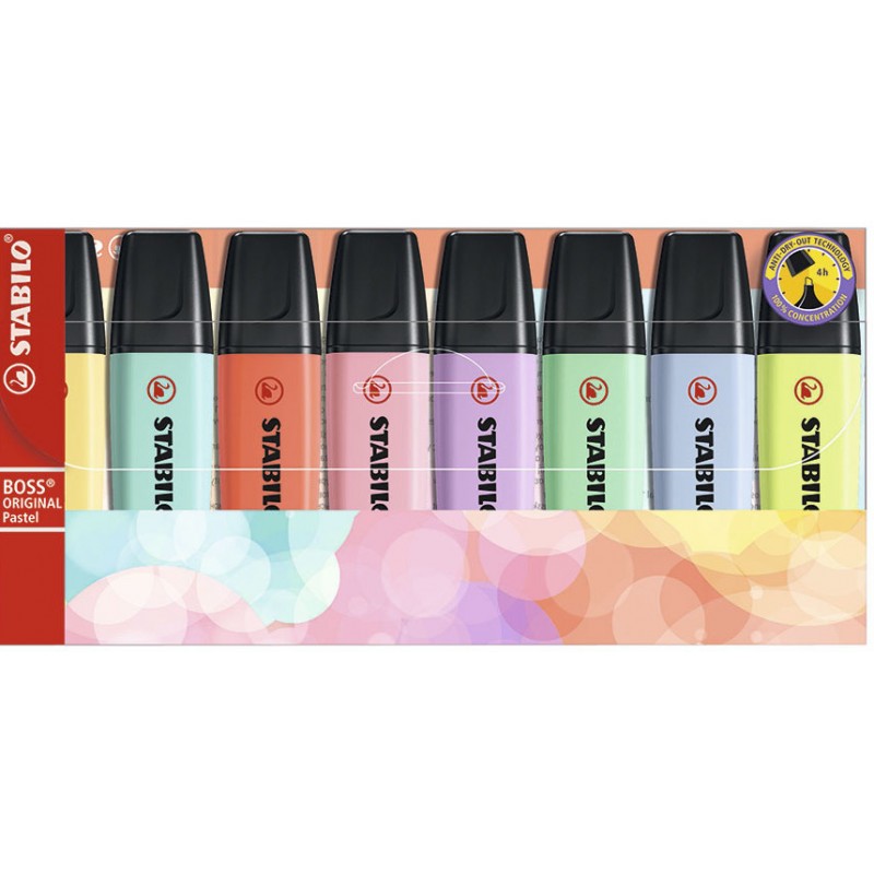 Set 8 Stabilo Boss Pastel