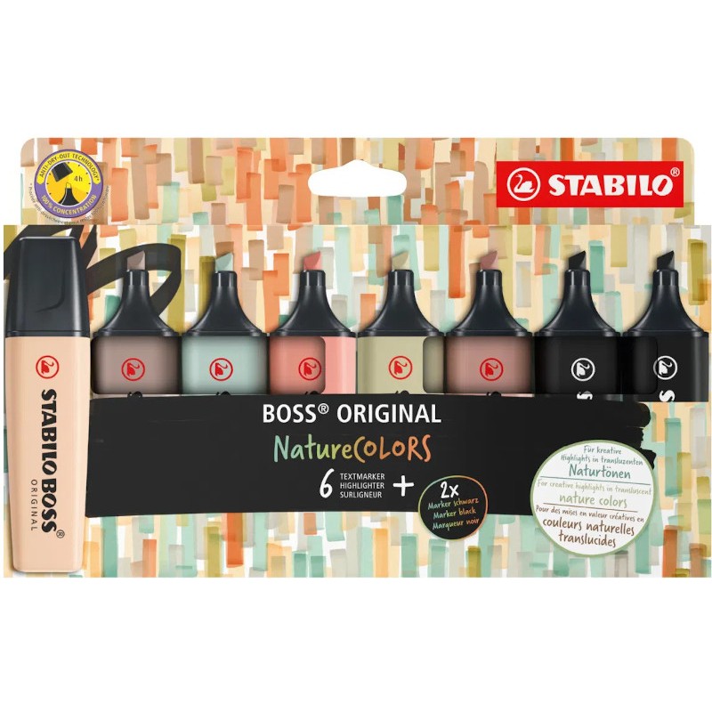 Set 8 Stabilo Boss NatureColors