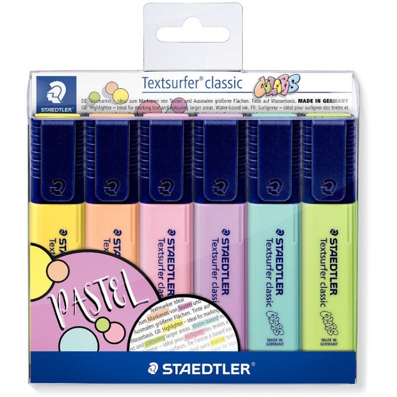 Set 6 Subrayadores Textsurfer pastel