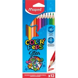 12 lápices de colores...