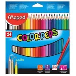 24 lápices de colores...