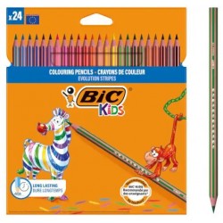 24 Lápices de colores Bic...