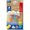 12 Lápices de Colores Noris Jumbo