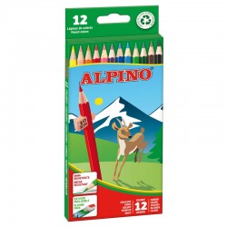 12 Lápices de Colores Alpino