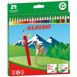 24 Lápices de Colores Alpino