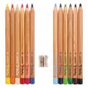 12 Lápices de colores gruesos Trimax