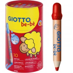 10 lápices de colores Giotto Be-bè