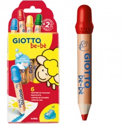 6 lápices de colores Giotto...