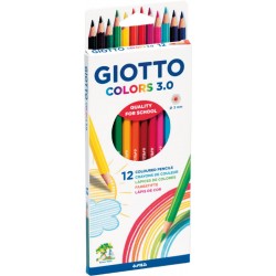 12 lápices de colores...