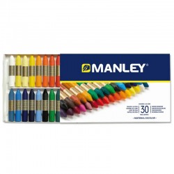 Caja 30 Ceras Manley