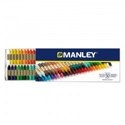 Caja 50 Ceras Manley