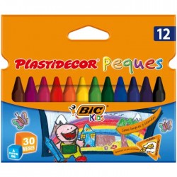Estuche 12 Plastidecor Peque