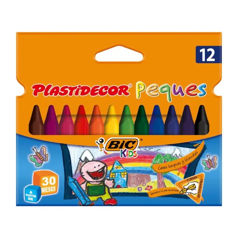 Estuche 12 Plastidecor Peque