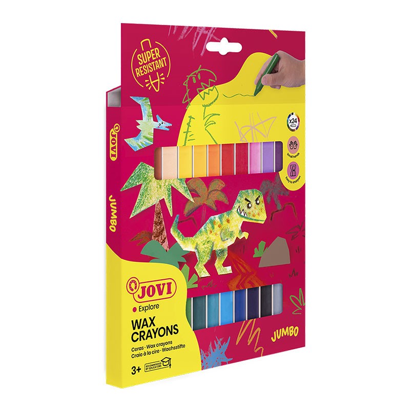 24 Wax Crayon Jumbo