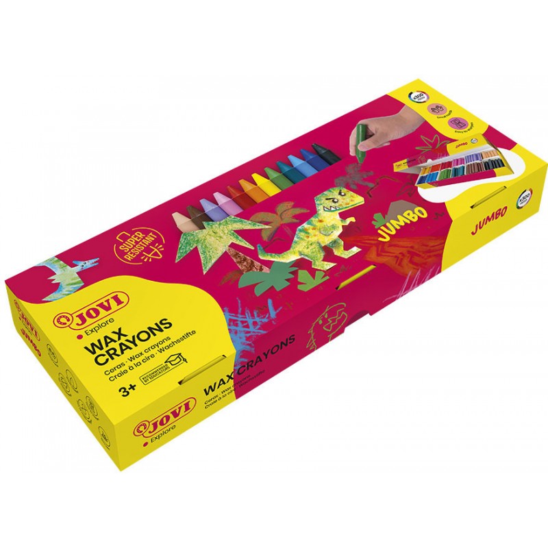 Pack escolar 300 Wax Crayon Jumbo