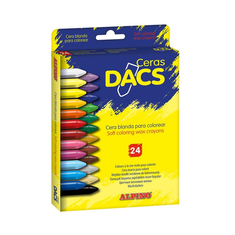 24 Ceras de colores Dacs