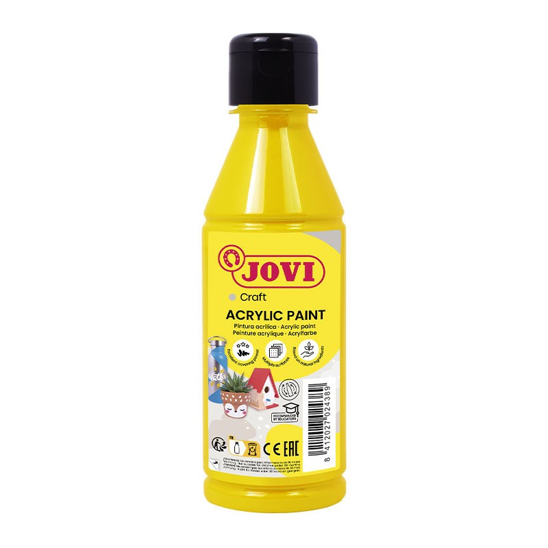 Botella 250ml pintura acrílica jovi