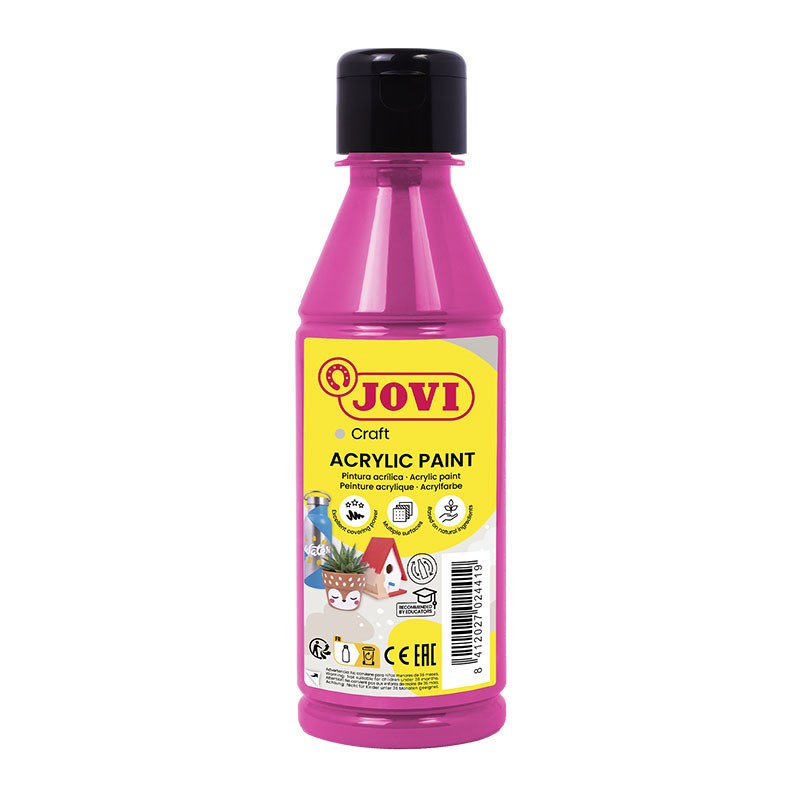Botella 250ml pintura acrílica jovi