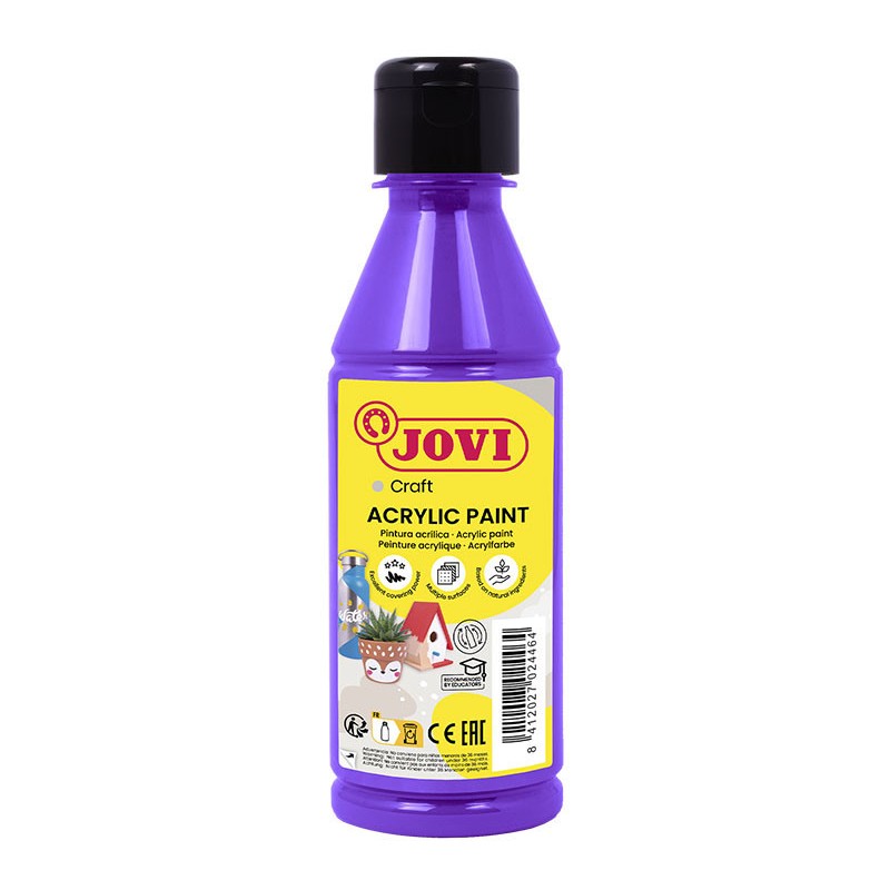 Botella 250ml pintura acrílica jovi