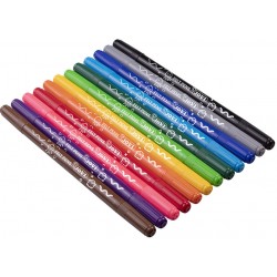 12 Rotuladores de colores Jovi doble punta