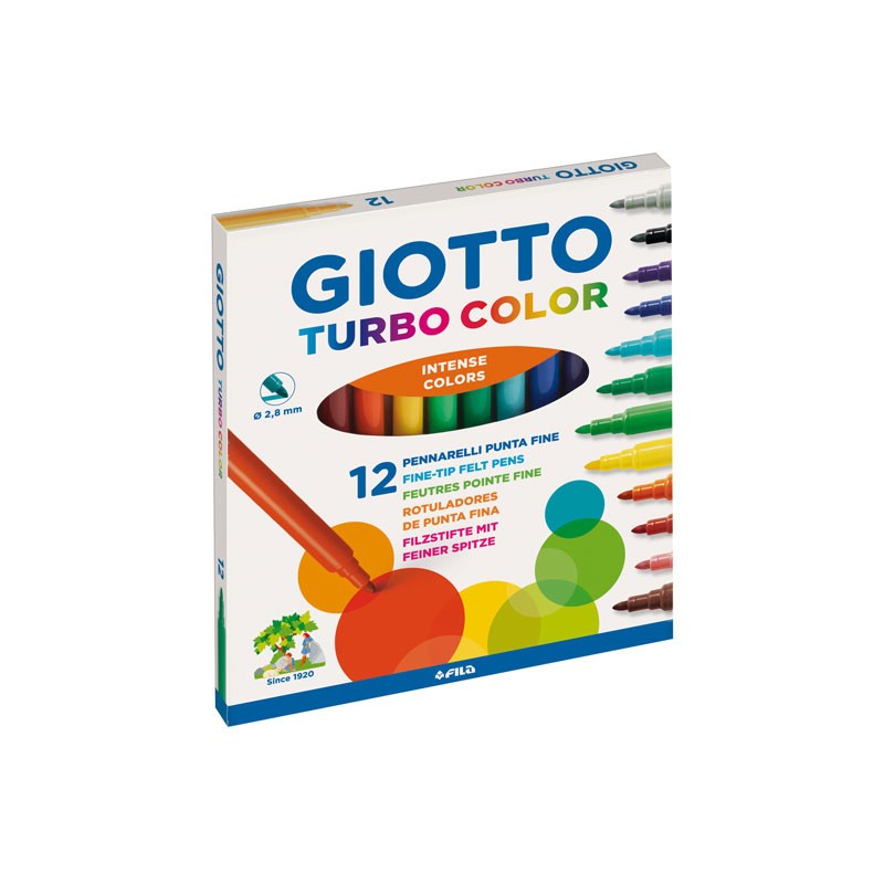 12 Rotuladores Giotto Turbo Color
