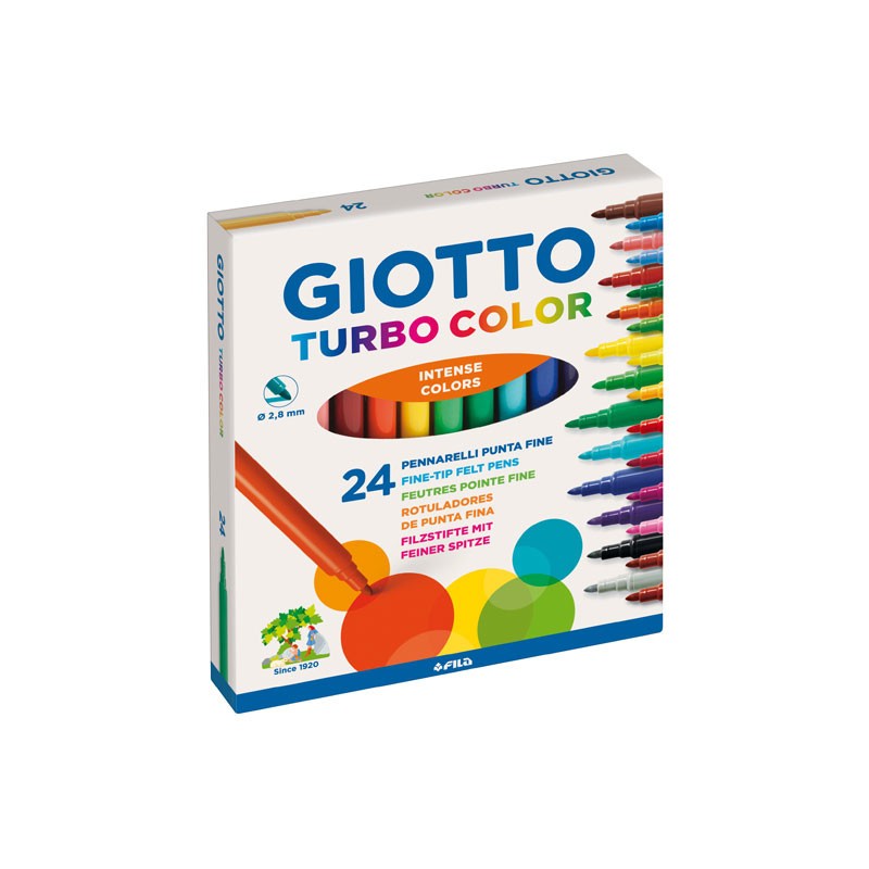 24 Rotuladores Giotto Turbo Color