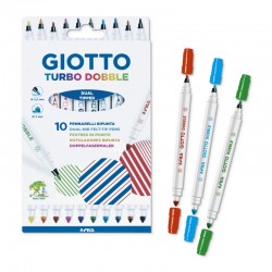 10 Rotuladores Giotto doble...