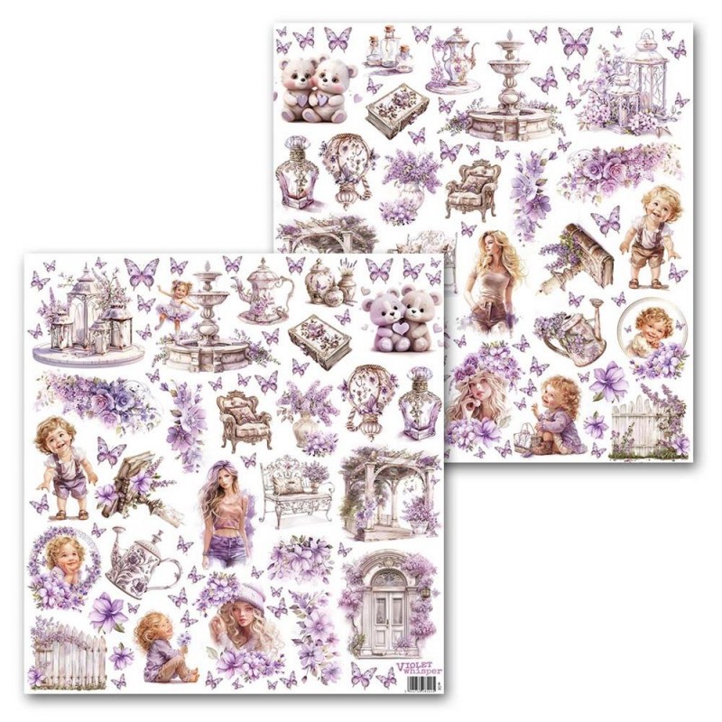 Violet Whisper 30x30 Recortables Violet Whisper 30x30 Recortables