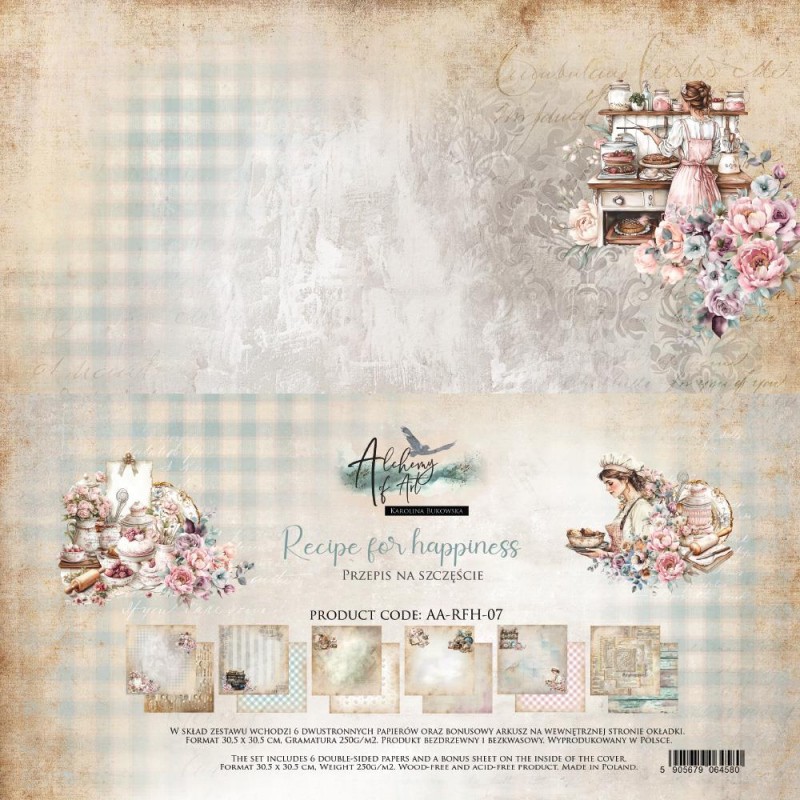 Recipe for Happiness - Paper Set 30x30 Recipe for Happiness - Paper Set 30x30
