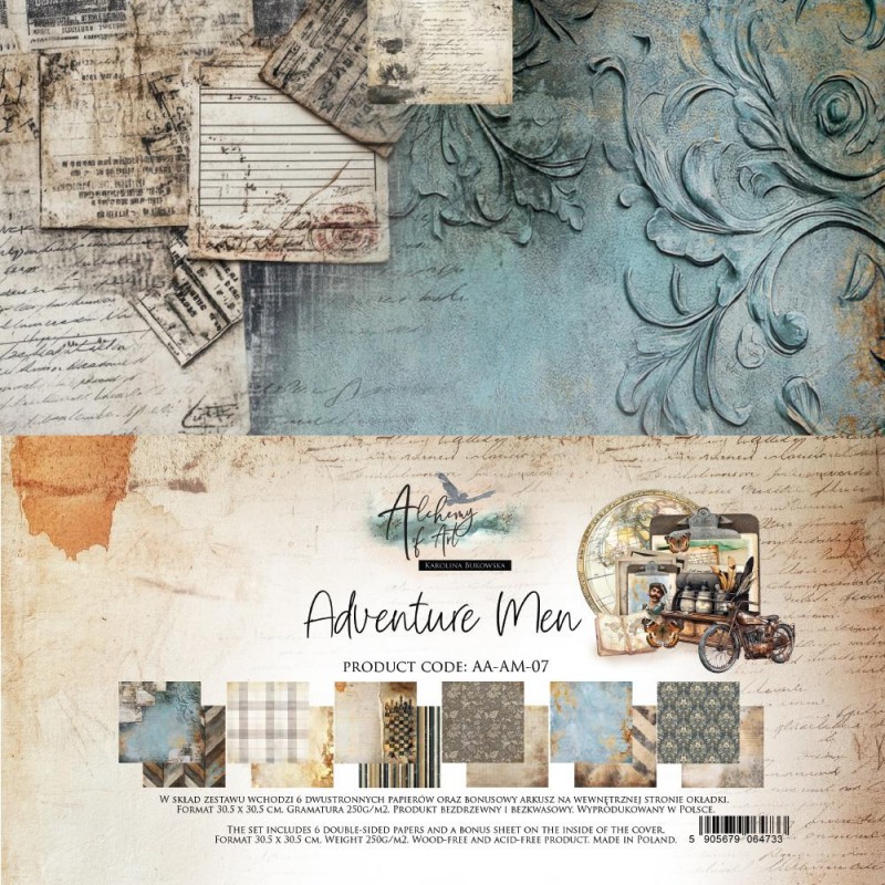 Adventure Men Paper Set 30x30