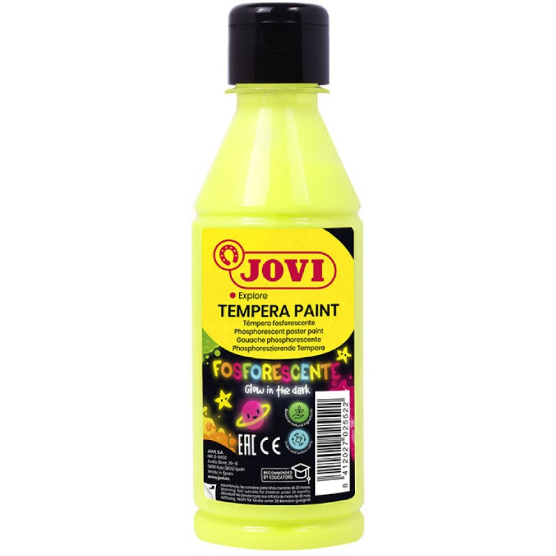 Tempera Jovi 250ml Fosforescente