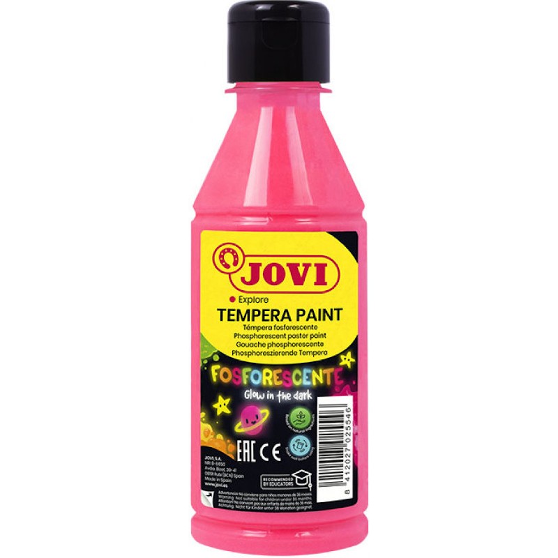 Tempera Jovi 250ml Fosforescente