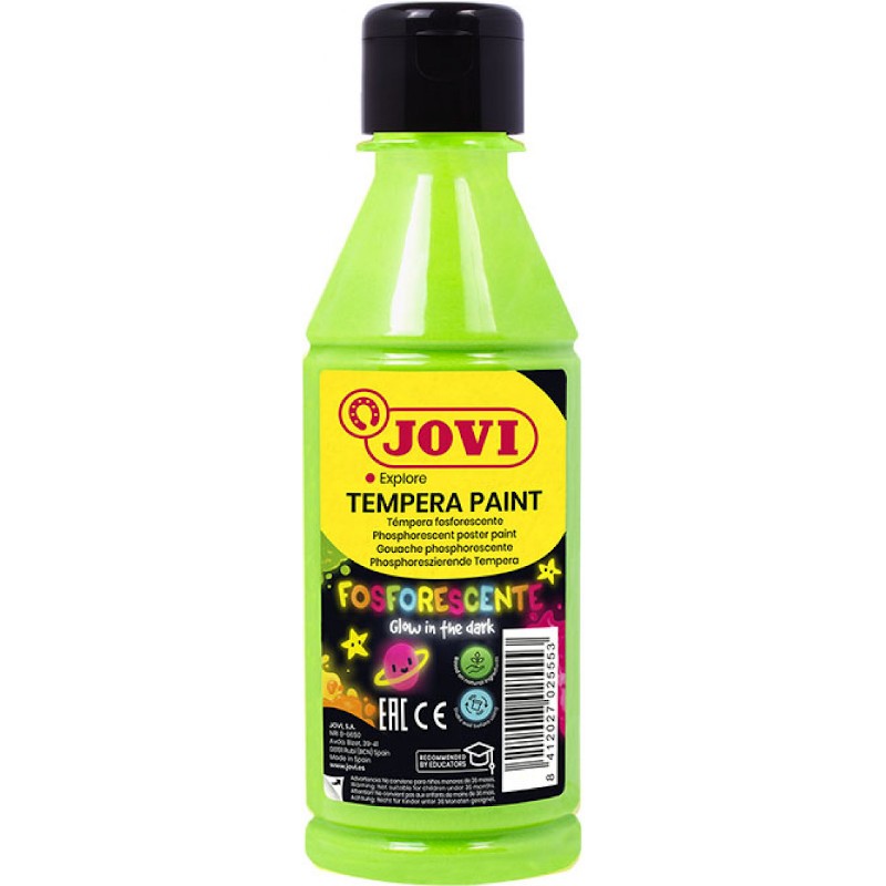 Tempera Jovi 250ml Fosforescente