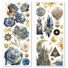Hojas de pegatinas transparentes Celestial 1 y 2