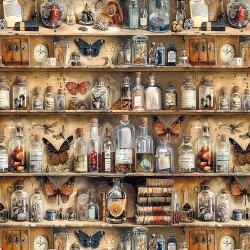 Cabinet of Curiosities Velum 15x15 Página 5