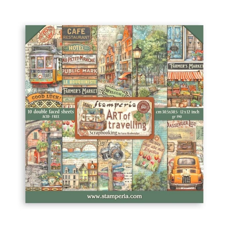 Art of Travelling Paper Pack 30x30 Art of Travelling Paper Pack 30x30