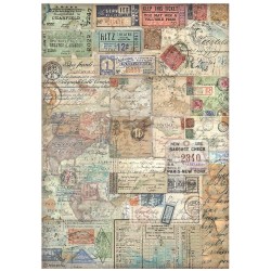 Papeles Arroz A4 Art of Travelling 4