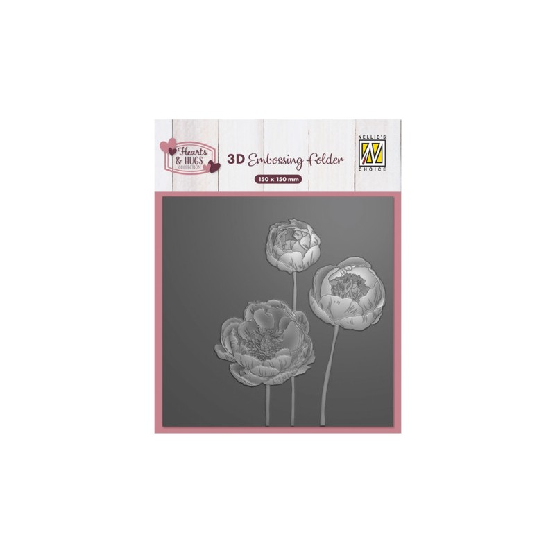 3D Embossing Folder - Flowers 3D Embossing Folder - Flowers