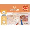 10 láminas papel de dibujo Canson Basik
