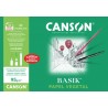 12 láminas papel vegetal Canson Basik