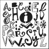 TEMPLATES 12X12 - MIXED UP ALPHA