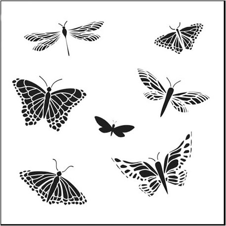 TEMPLATES 6X6 - MARIPOSAS
