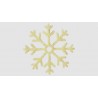 6 Copos de Nieve (blanco)