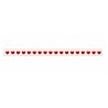 Masking Tape Corazones rojos
