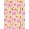 Tela ALICE Animales beige