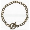 Pulsera color bronce
