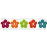 Fieltro 10 Flores Fun (6cm)
