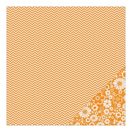 Basics - Apricot Chevron