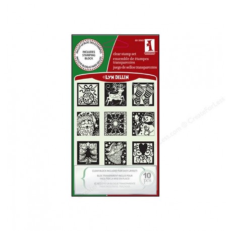 INCHIES CLEAR STAMPS - Holiday Spirit